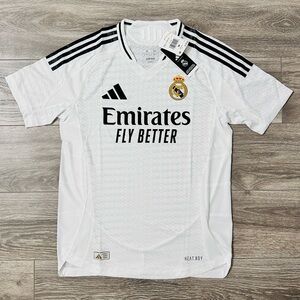 Adidas Real Madrid 2024/25 HOME AUTHENTIC JERSEY White IX8095 HEAT.RDY - Size S